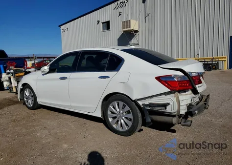 2015 Honda Accord Exl z USA, uszkodzony, nr VIN 1HGCR3F81FA014821